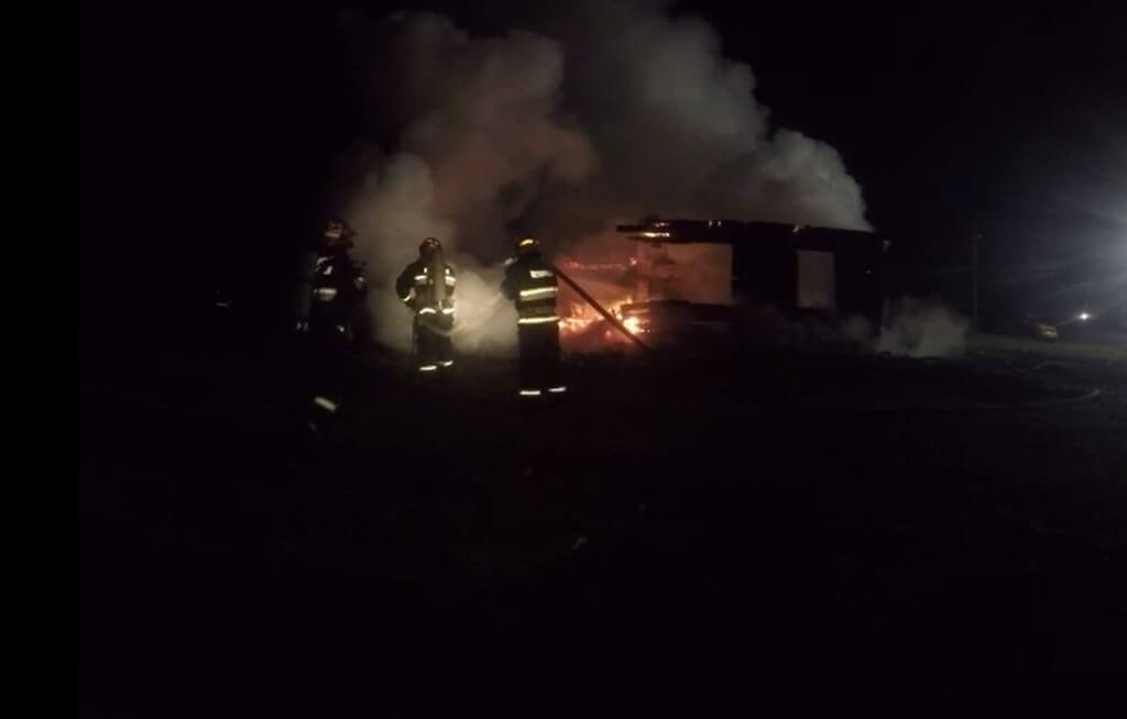 Пожар в д.Деревная Барановичского района МЧС